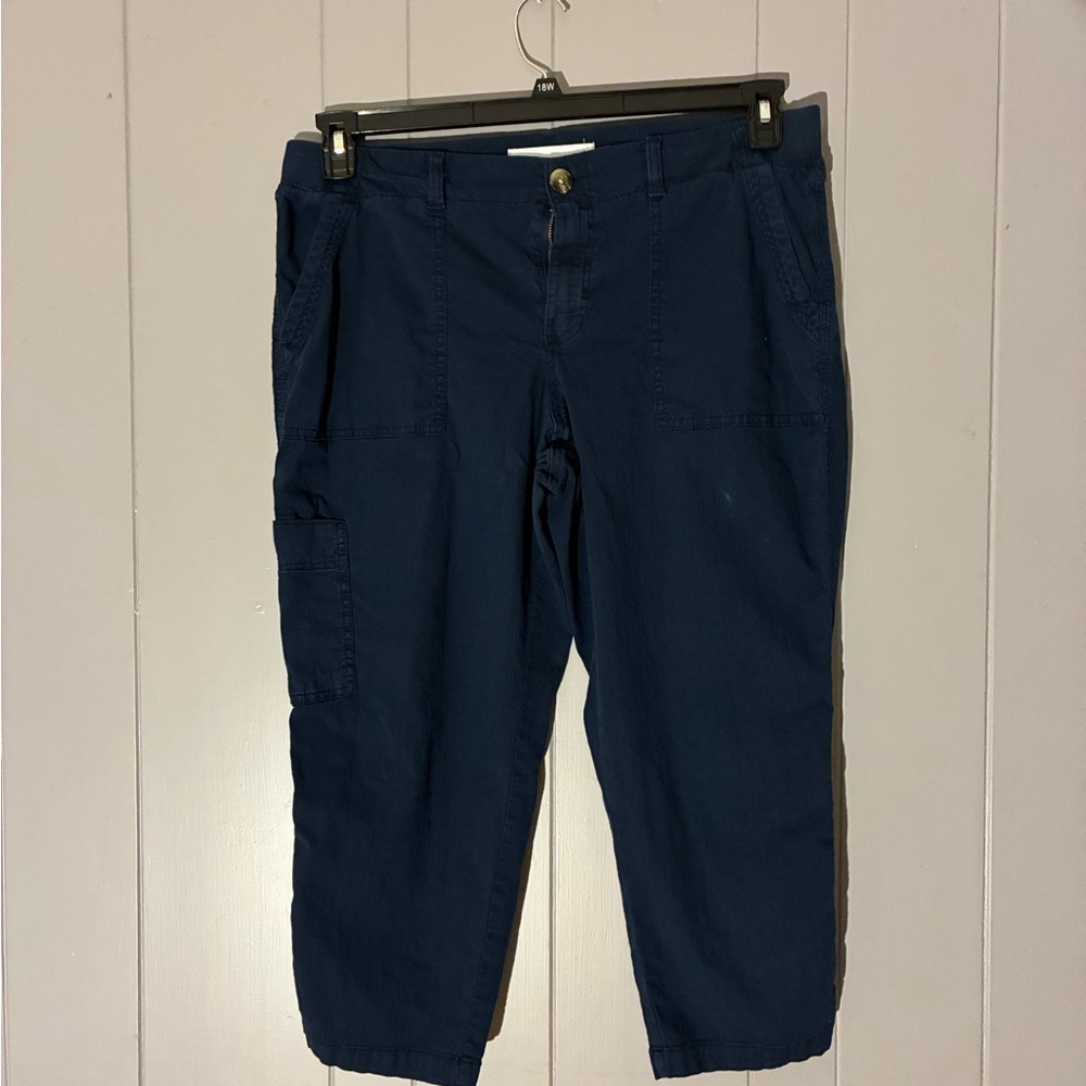 Sonoma Dark Blue Capri Cargo Pants